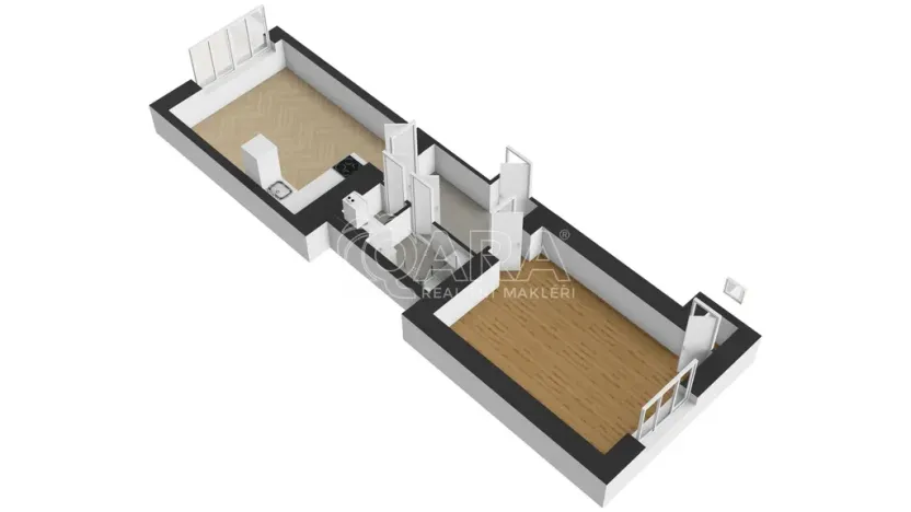 Pronájem bytu 2+kk, Praha - Nusle, Ctiradova, 48 m2