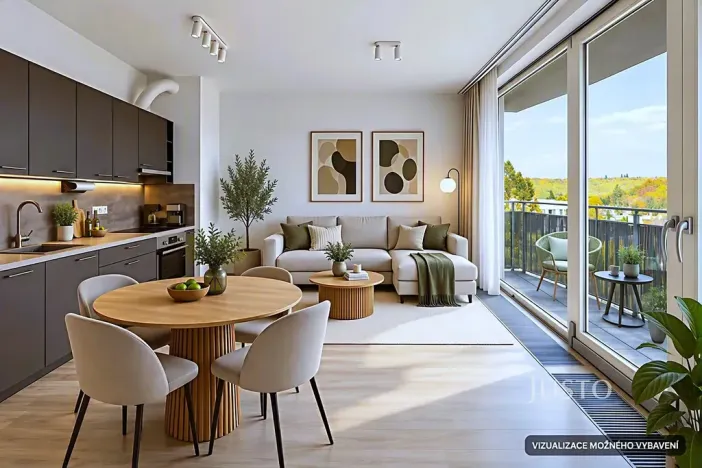 Pronájem bytu 2+kk, Praha - Krč, V jehličí, 53 m2