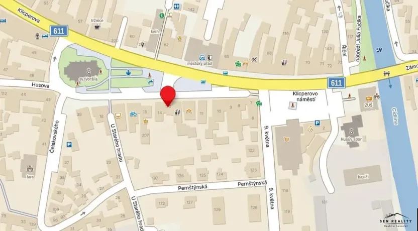 Prodej komerční nemovitosti, Chlumec nad Cidlinou, Klicperovo náměstí, 262 m2