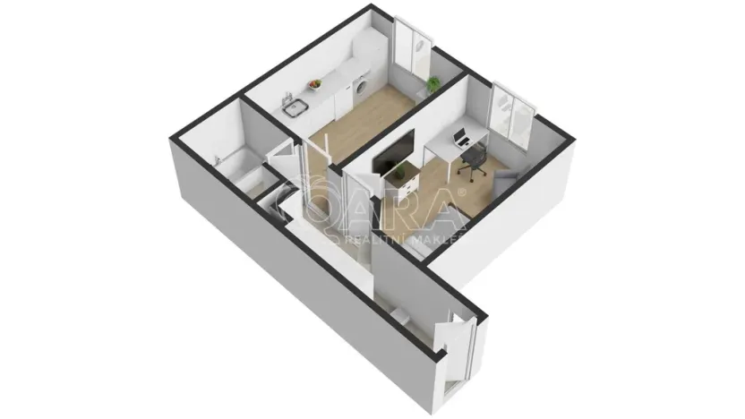 Prodej bytu 1+1, Červené Pečky, V Cihelně, 35 m2