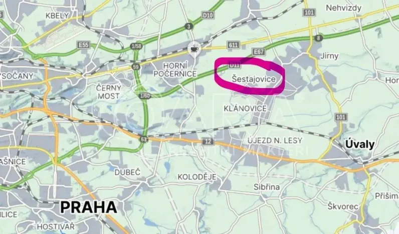 Prodej pozemku pro bydlení, Šestajovice, Revoluční, 1010 m2