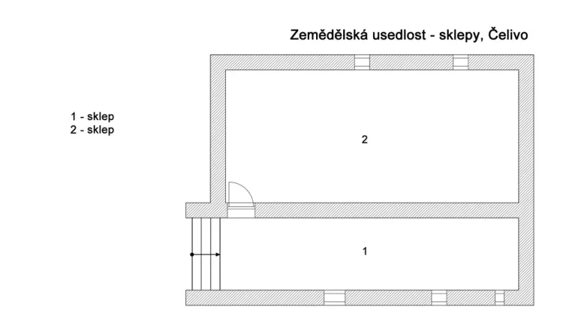 Prodej zemědělské usedlosti, Postupice - Čelivo, 451 m2