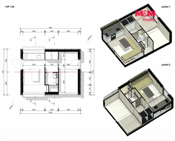 Prodej pozemku pro bydlení, Tršice, 368 m2