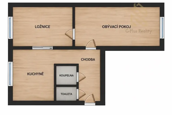 Prodej bytu 2+1, Jirkov, Ervěnická, 54 m2