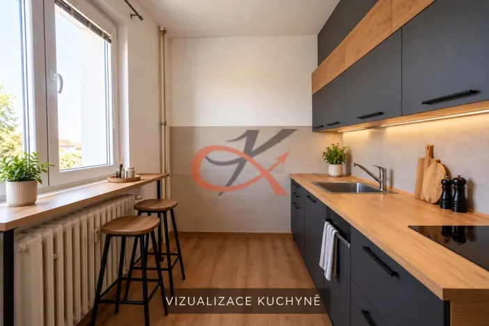 Prodej bytu 3+1, Valašské Meziříčí, Růžová, 60 m2