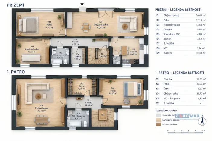 Prodej rodinného domu, Perná, 185 m2