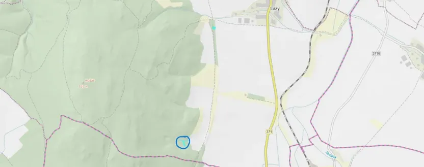 Prodej louky, Městečko Trnávka - Lázy, 1410 m2