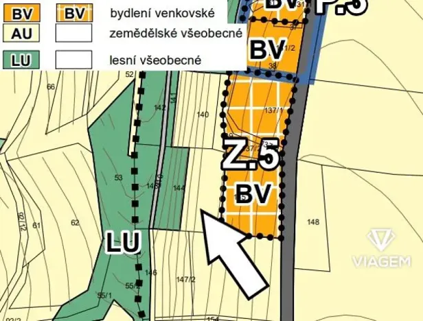Prodej zahrady, Zádolí, 2709 m2