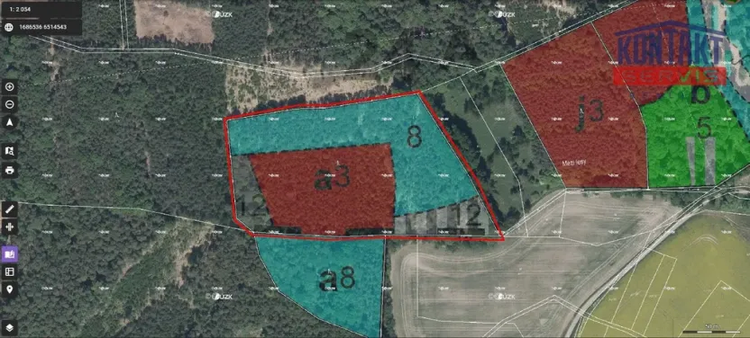 Prodej lesa, Bačalky - Lično, 26180 m2