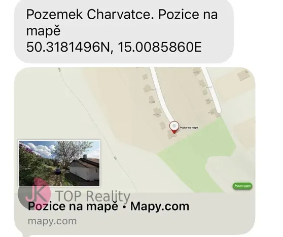 Prodej pozemku pro bydlení, Charvatce, 723 m2
