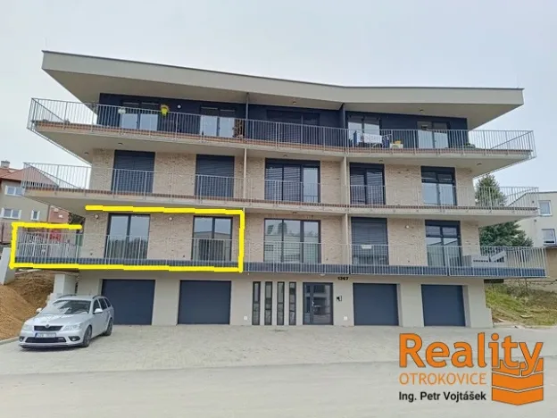 Pronájem bytu 2+kk, Zlín - Malenovice, Pod Hradem I, 47 m2