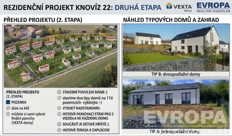 Prodej domu na klíč, Knovíz, Na Hrudném, 146 m2