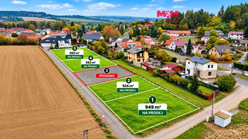 Prodej pozemku pro bydlení, Třemošná, 562 m2