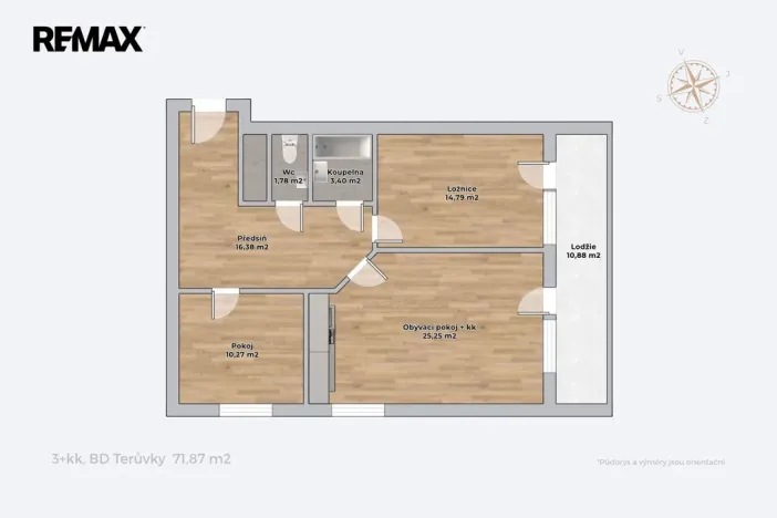 Pronájem bytu 3+kk, Třebíč - Horka-Domky, Družstevní, 72 m2