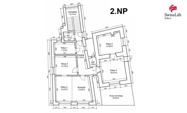 Prodej rodinného domu, Klobuky, Náměstí J. Š. Baara, 223 m2