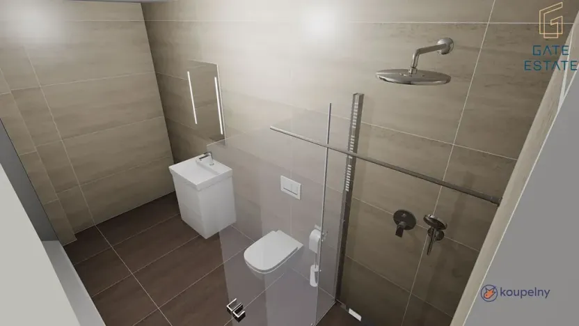 Pronájem bytu 2+kk, Holešov, Pod Hrádkem, 63 m2