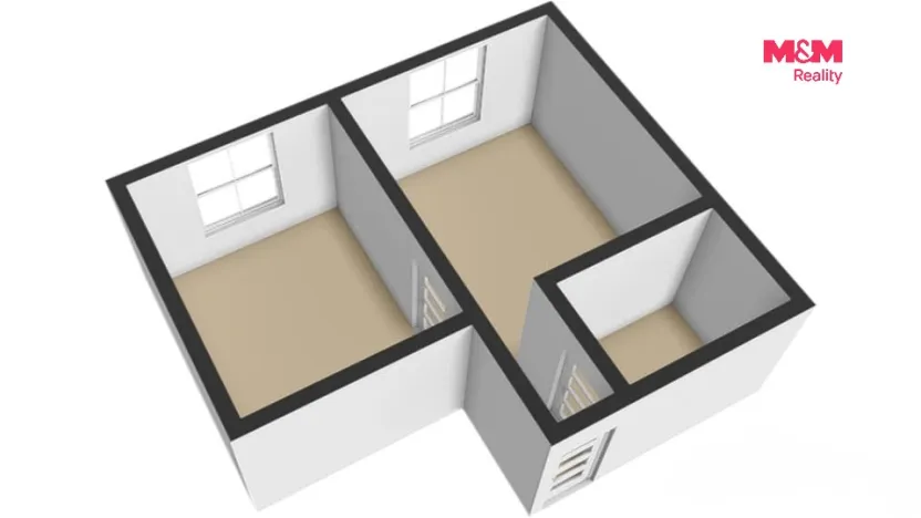 Prodej bytu 1+1, Louny, Kosmonautů, 36 m2