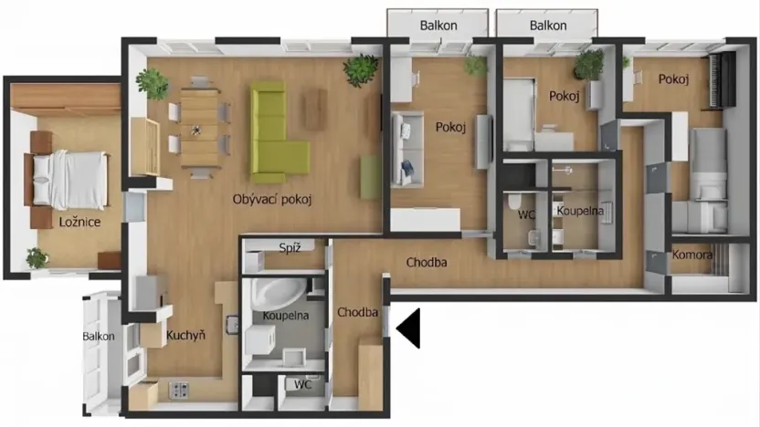 Prodej bytu 5+kk, Ostrava, Francouzská, 134 m2