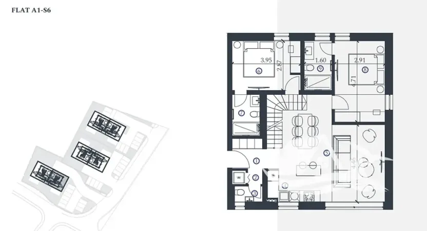 Prodej bytu 4+kk, Umag, Chorvatsko, 123 m2