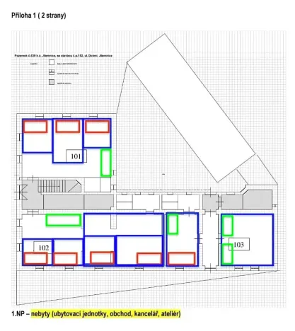 Pronájem činžovního domu, Jilemnice, Dolení, 410 m2