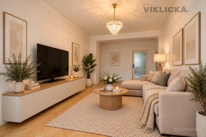 Prodej bytu 2+1, Praha - Žižkov, Na vrcholu, 52 m2