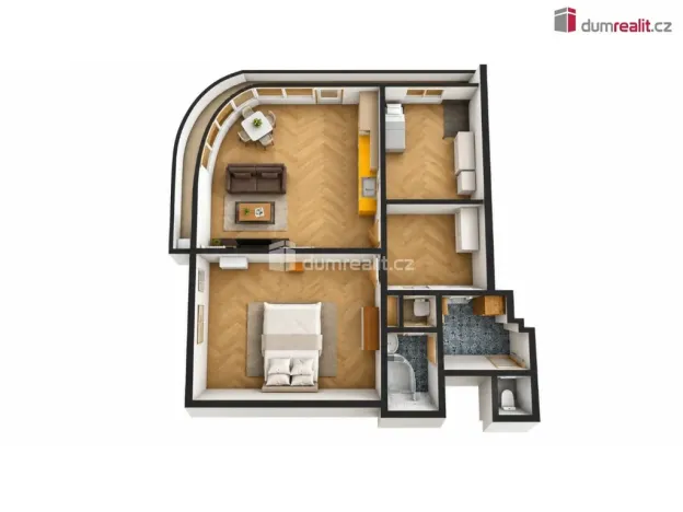 Prodej bytu 3+kk, Praha - Podolí, Dvorecké náměstí, 71 m2