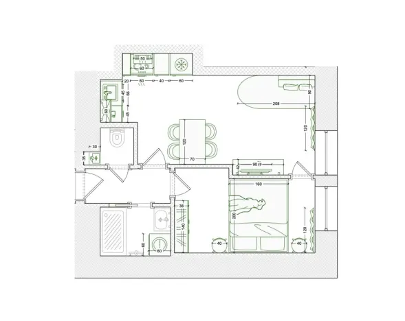Prodej bytu 2+kk, Praha - Nusle, náměstí Bratří Synků, 30 m2