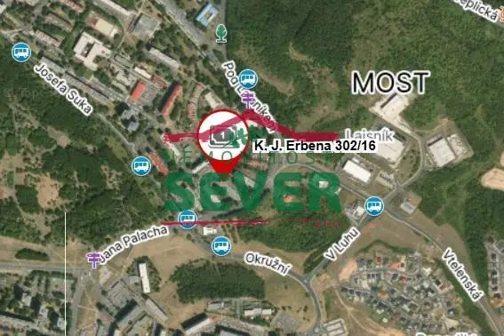Prodej bytu 2+kk, Most, K. J. Erbena, 43 m2