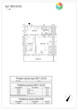 Prodej bytu 2+kk, Beroun, Nepilova, 54 m2