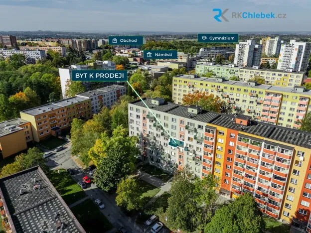 Prodej bytu 1+1, Orlová, Lesní, 37 m2