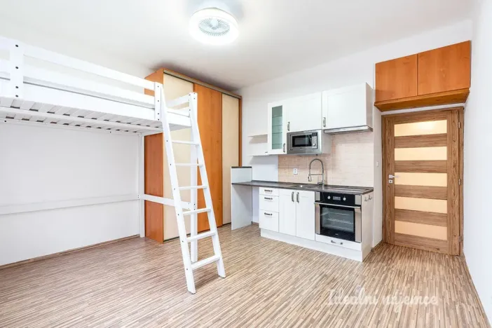 Pronájem bytu 1+kk, Praha - Střešovice, Na Malovance, 25 m2