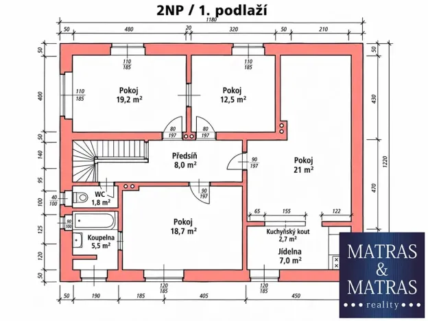 Prodej rodinného domu, Brno, Barvičova, 209 m2