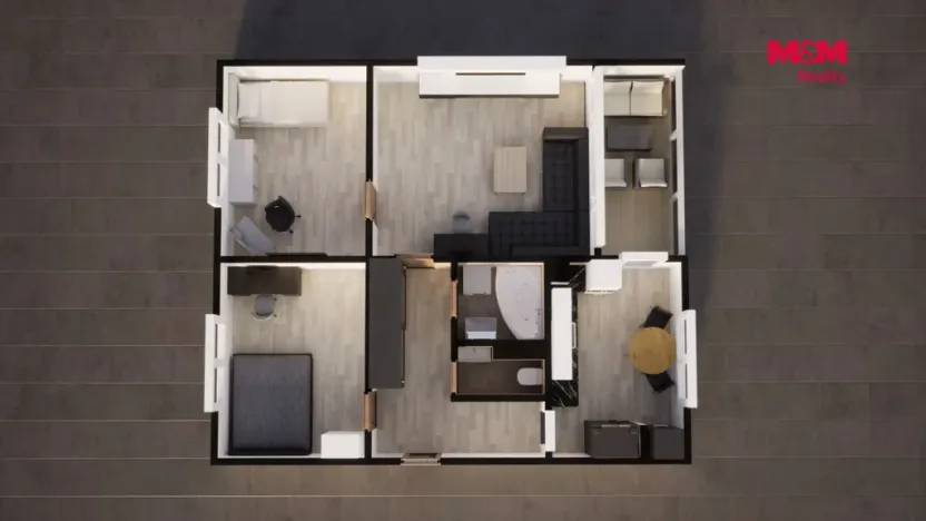 Prodej bytu 3+1, Česká Lípa, Příbramská, 65 m2