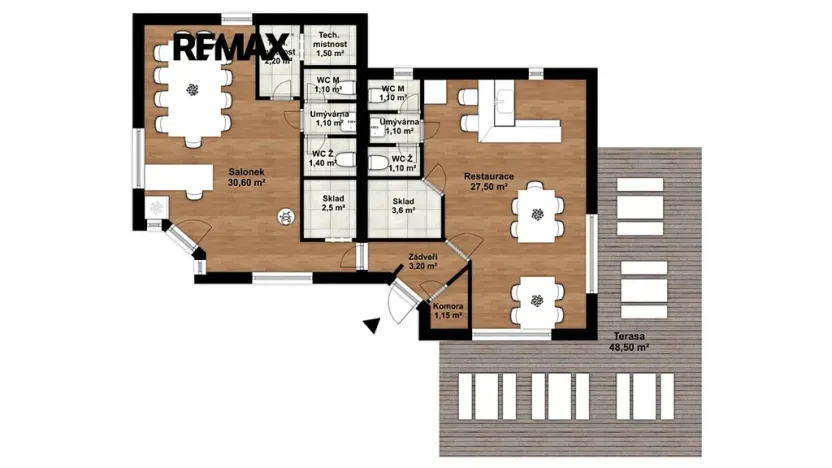Prodej restaurace, Horní Suchá, 128 m2