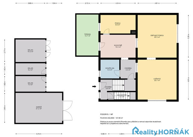 Prodej rodinného domu, Týn nad Vltavou, Komzákova, 153 m2