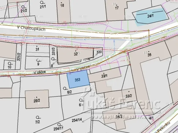 Prodej pozemku pro bydlení, Vysoký Újezd, V Uličce, 200 m2