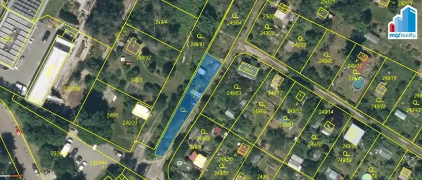 Prodej zahrady, Plzeň, Sluneční, 260 m2