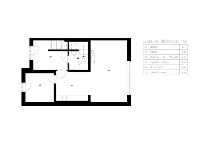Prodej rodinného domu, Svinošice, 128 m2