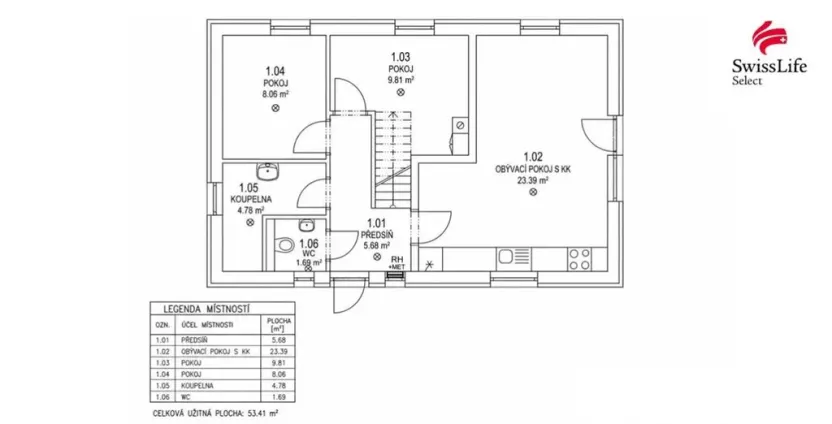 Prodej rodinného domu, Třemešné - Pavlíkov, 54 m2