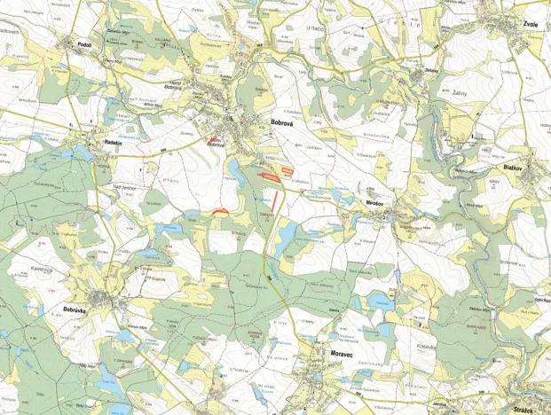 Prodej pole, Bobrová, 40317 m2
