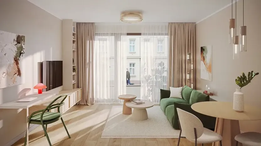 Prodej bytu 1+kk, Praha - Libeň, Světova, 31 m2