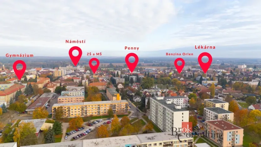Prodej bytu 2+1, Přelouč, K. Čapka, 53 m2