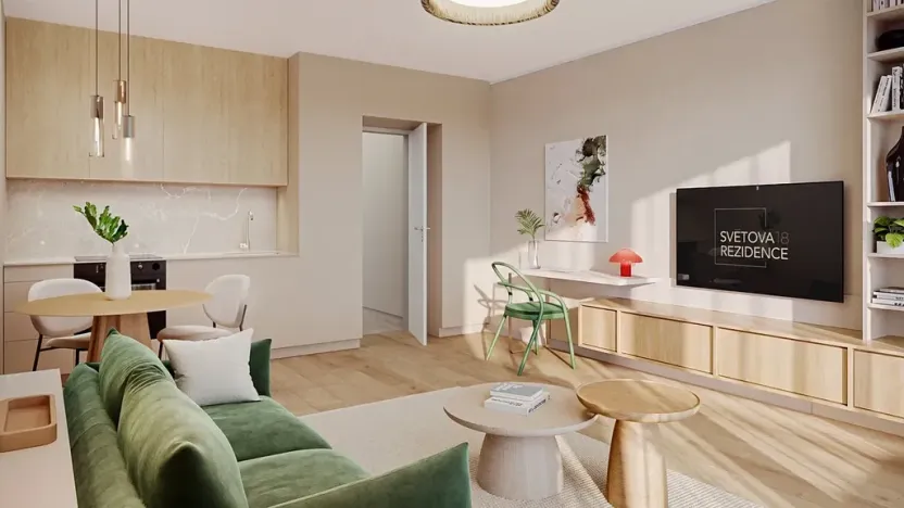 Prodej bytu 2+kk, Praha - Libeň, Světova, 55 m2